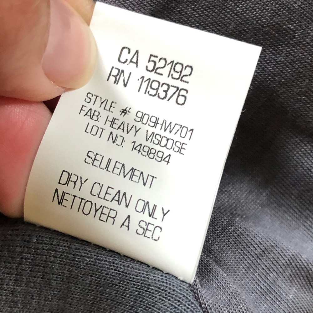 Helmut Lang New York Gray Open Draped Heavy Viscose Wool Cardigan Large EUC! - Picture 10 of 13